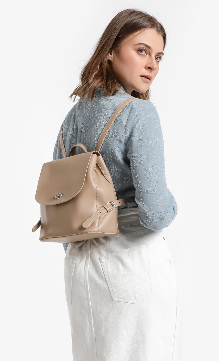 Chilling With My Backpack In Nude image 2