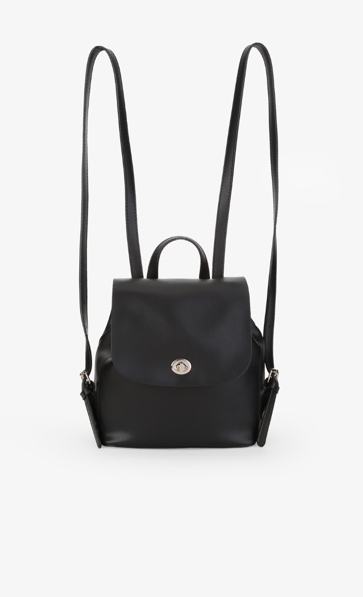 Chilling With My Backpack In Black