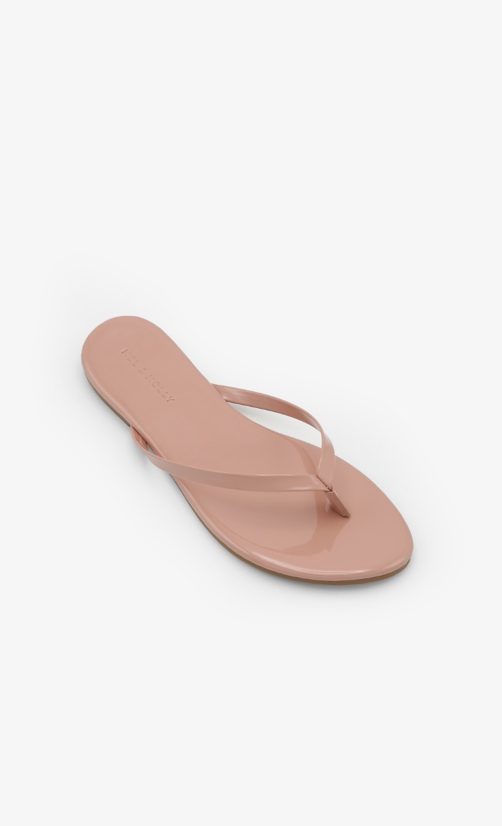 FOMO Flip Flops In Nude Pink