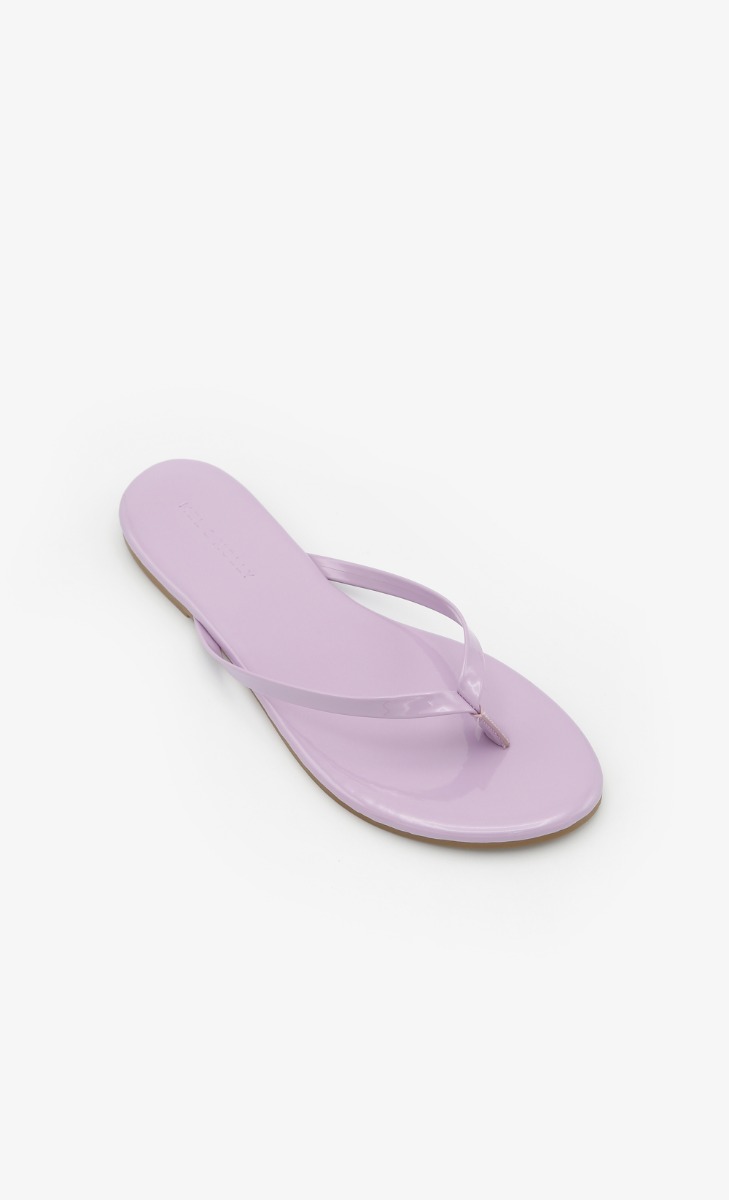 FOMO Flip Flops In Lilac
