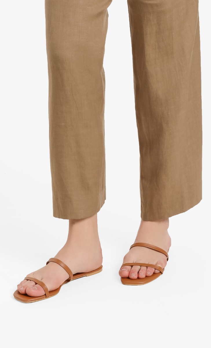 OMG Sandals In Brown image 2