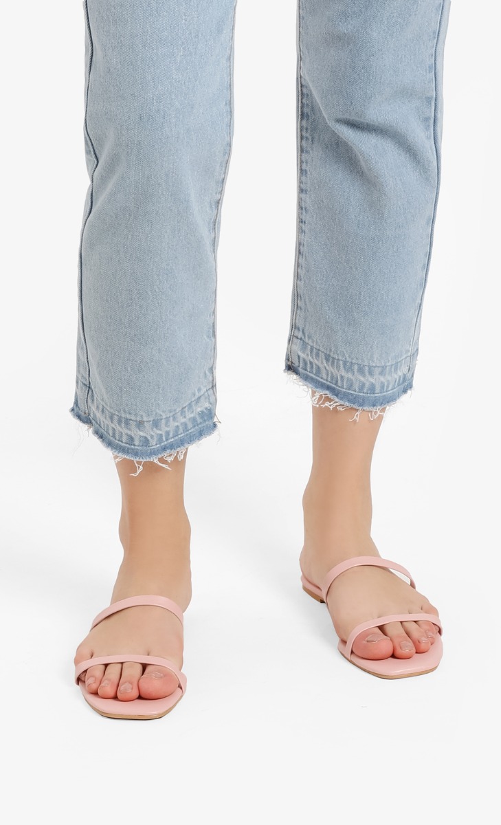 OMG Sandals In Millennial Pink