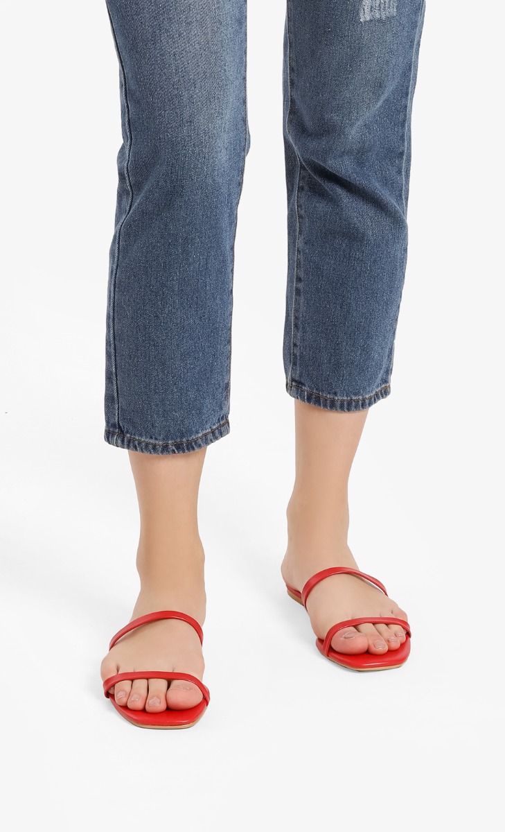 OMG Sandals In Red image 2