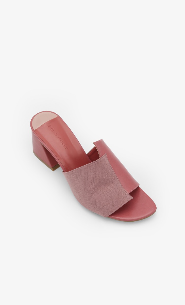 Vivienne Sandal Heels In Rose