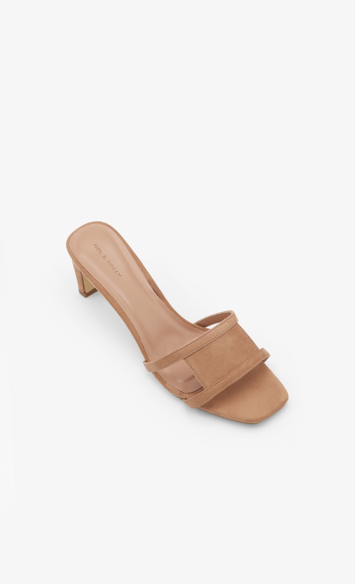 Andrea Sandal Heels In Nude