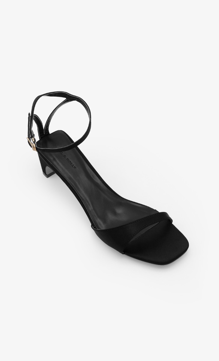 Cora Sandal Heels In Black image 2
