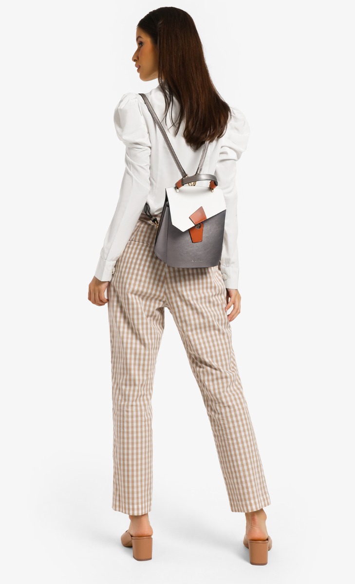 I Need New Handbag In Silver Grey