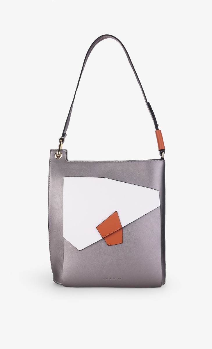 I Need New Tote Bag In Silver Grey image 2