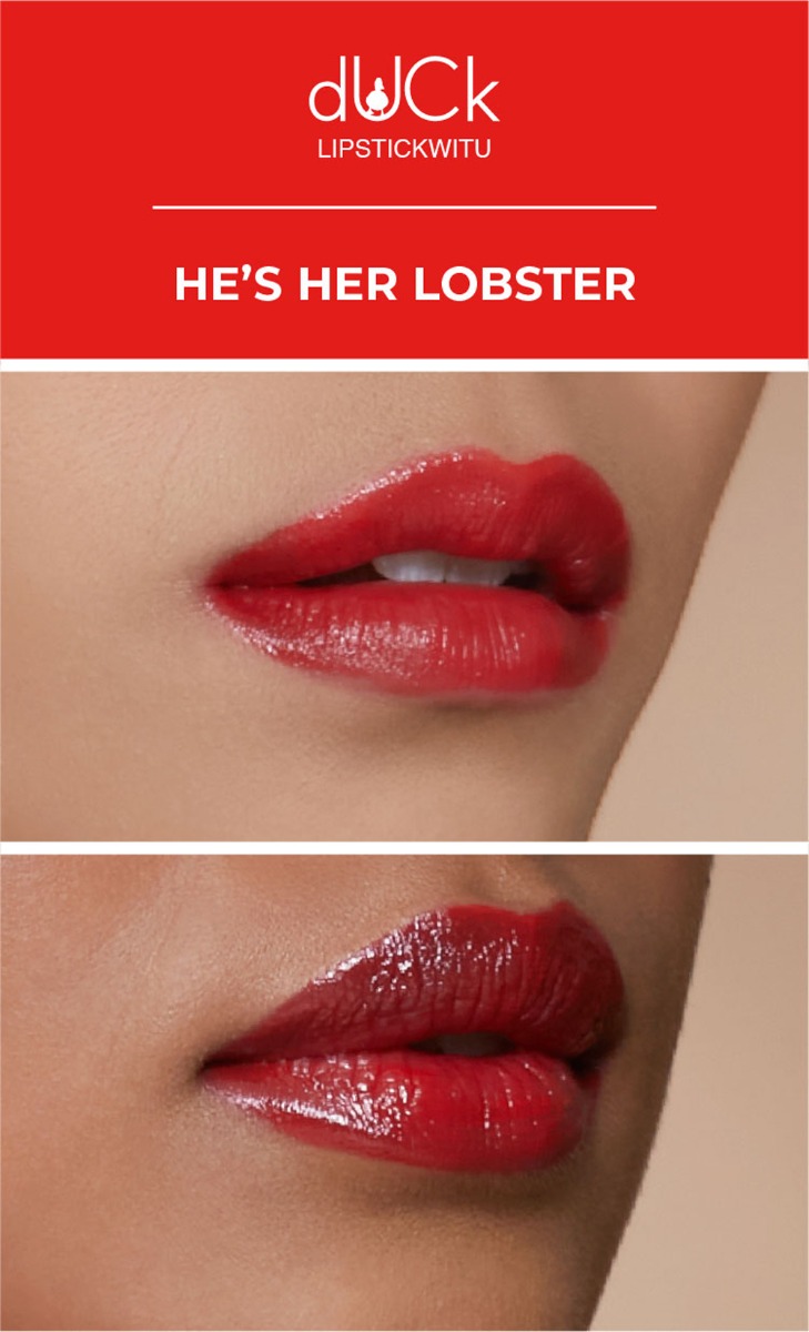 Lipstickwitu Satin Lipstick - He's Her Lobster image 2
