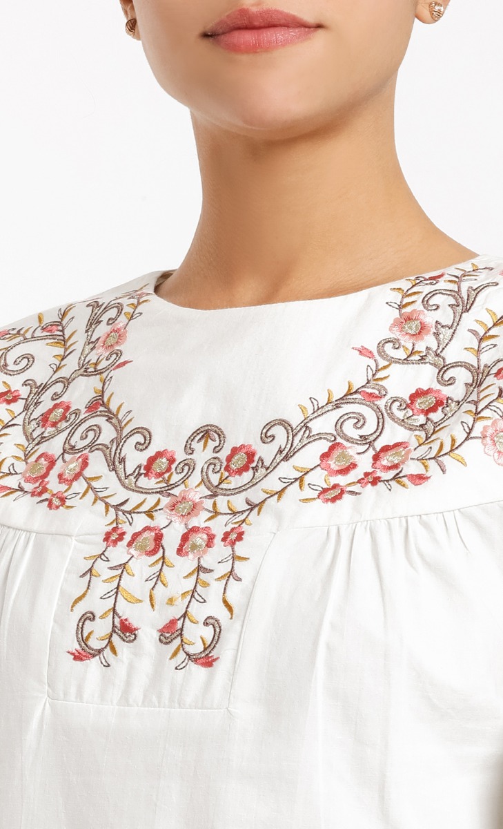 Janet Top in Ivory image 2