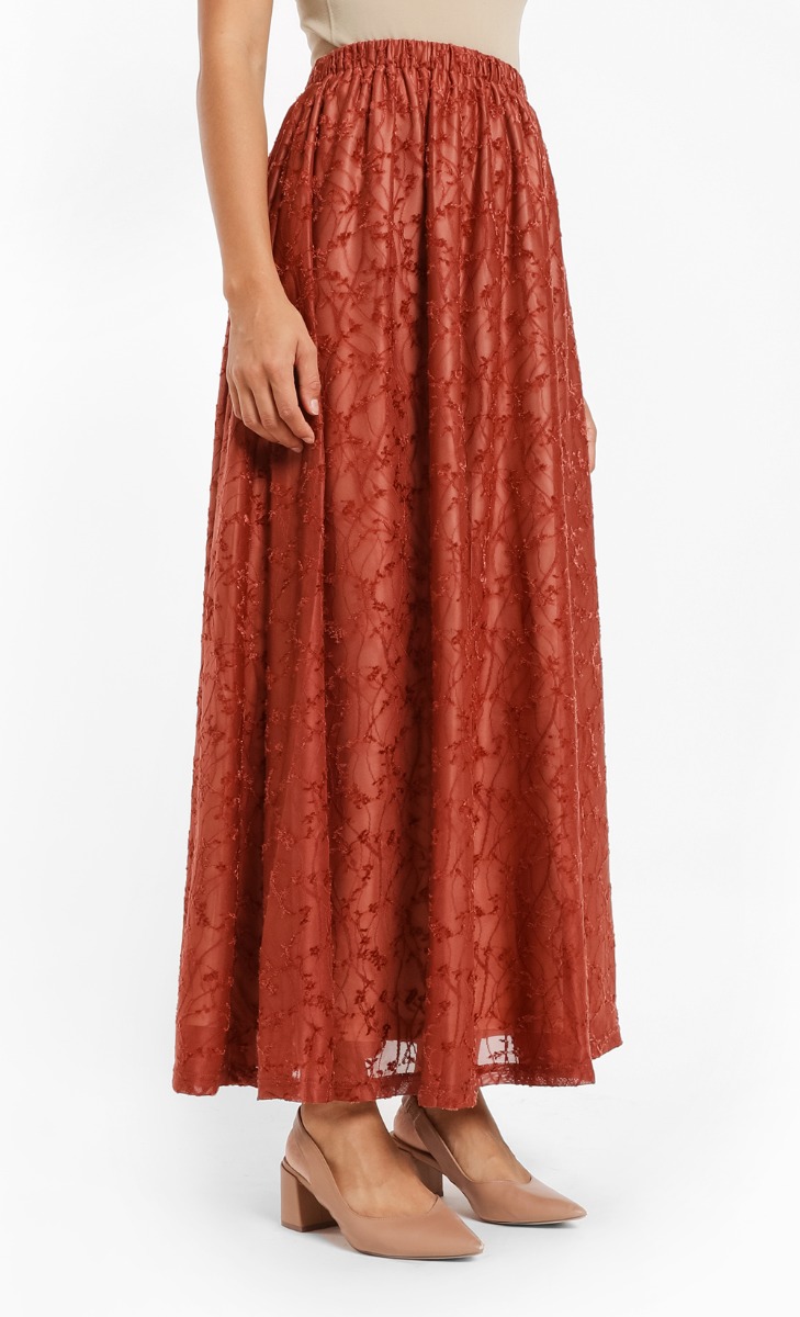 Melody Skirt in Brown image 2