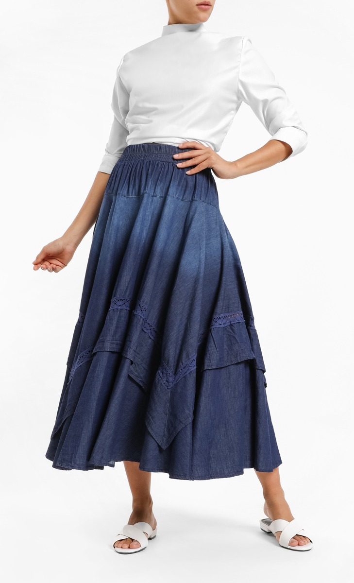 Alice Skirt in Indigo