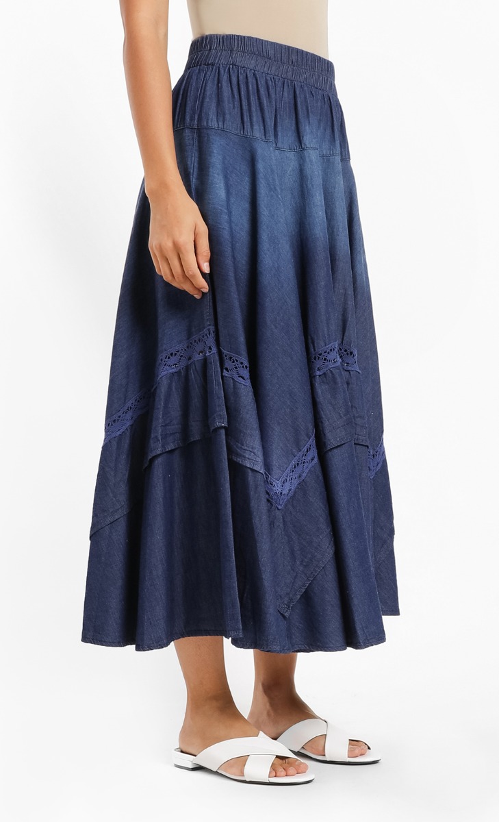 Alice Skirt in Indigo image 2