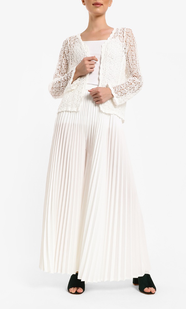 Sylvia Cardigan in White