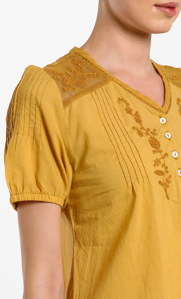 Jessie Top in Gold image 2