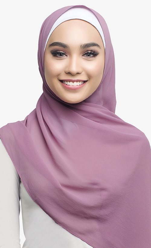 Wardia Basic Scarf in Taro