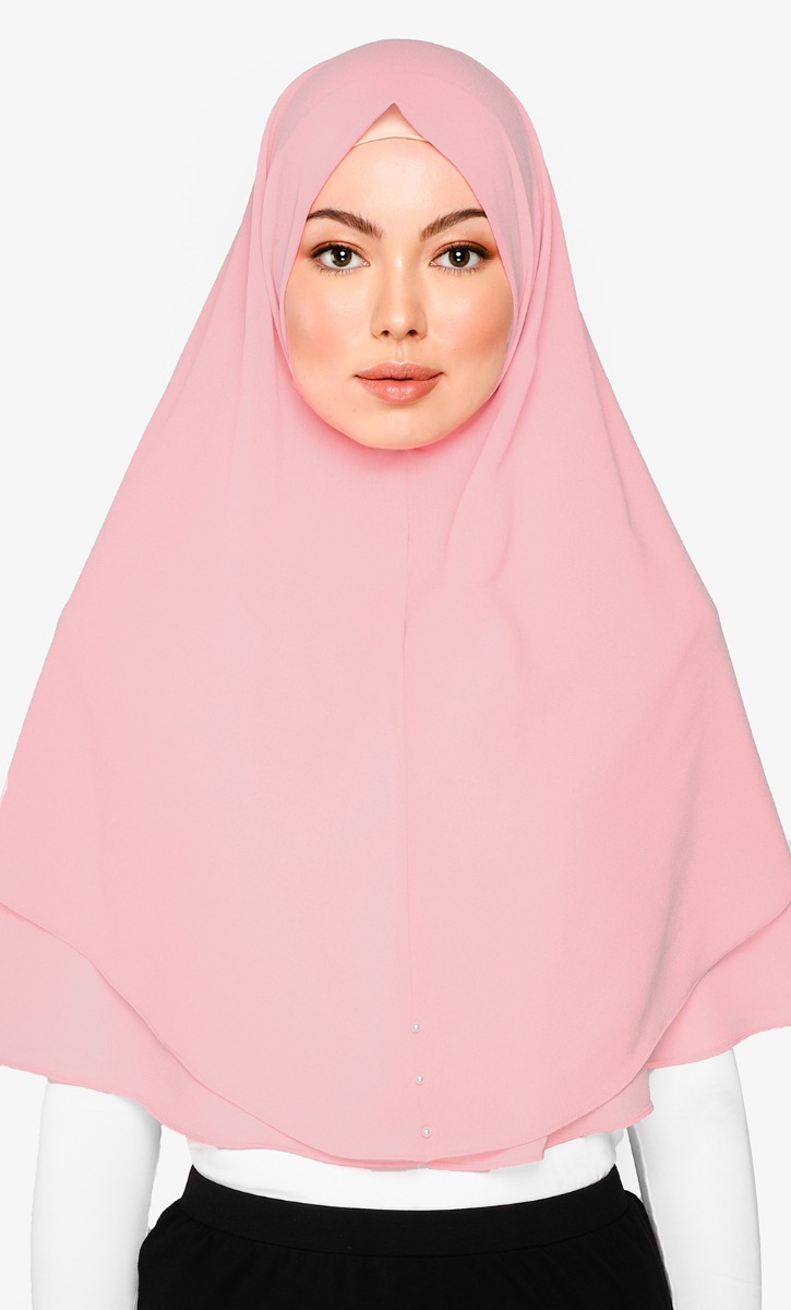 Hayyan Khimar in Light Pink