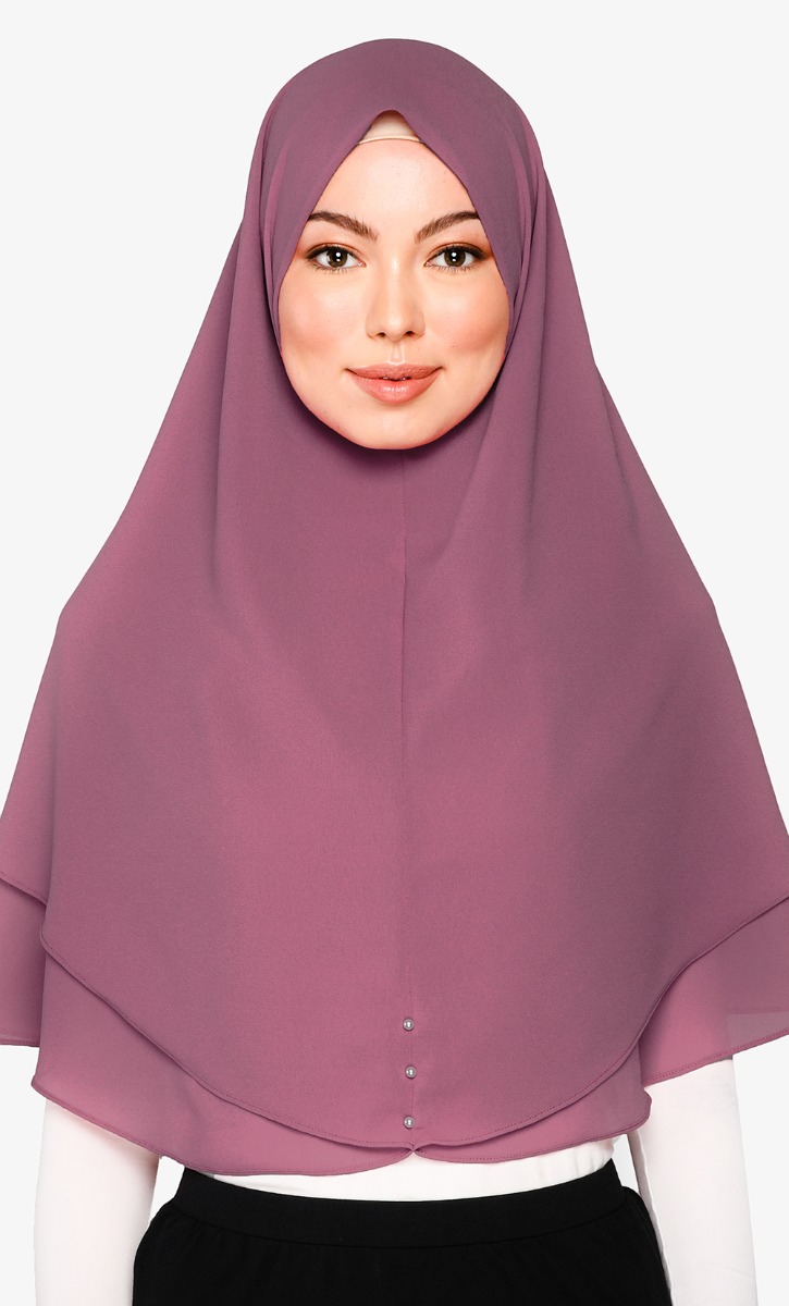 Hayyan Khimar in Dusty Pink