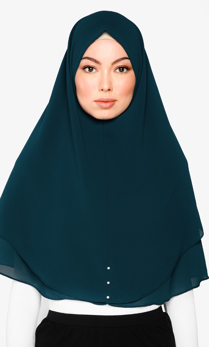 Hayyan Khimar in Turquoise