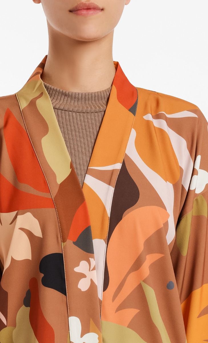 Akari Outerwear in Brown image 2