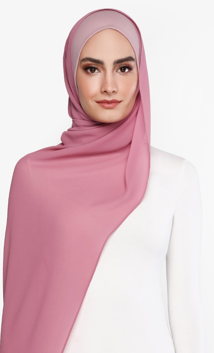 Azra Semi Instant Scarf in Ballet