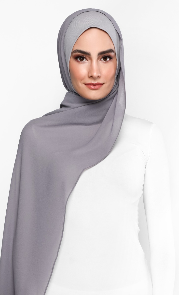 Azra Semi Instant Scarf in Rain