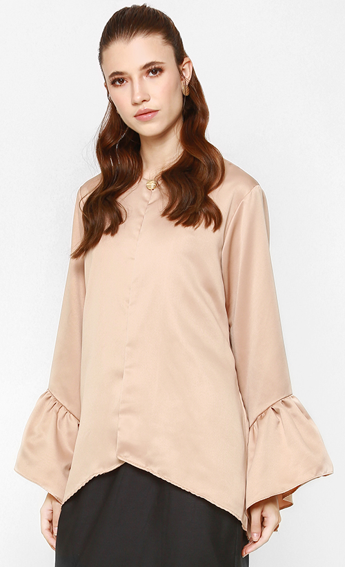 Ava Jacket in Nude