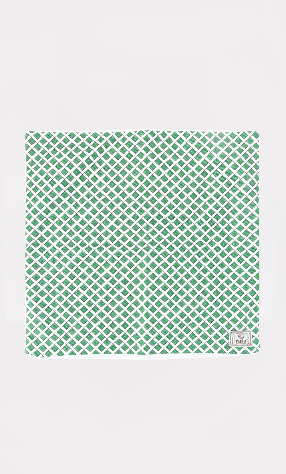 Willow Lattice Large Pillow Cover in Green