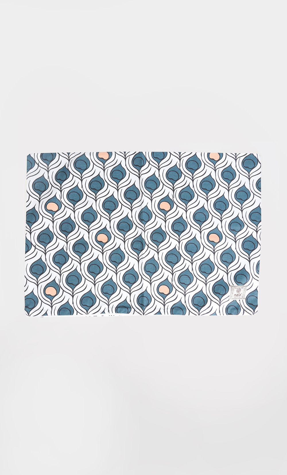 Peacock Pride Long Pillow Cover in Green