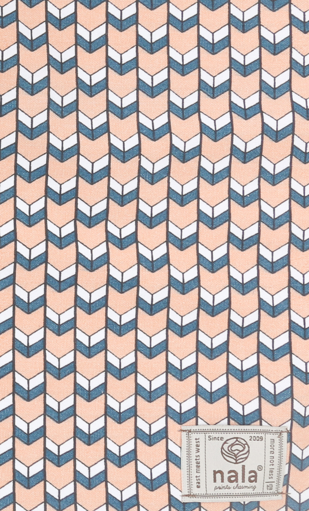 Peacock Pride Long Pillow Cover in Peach image 2