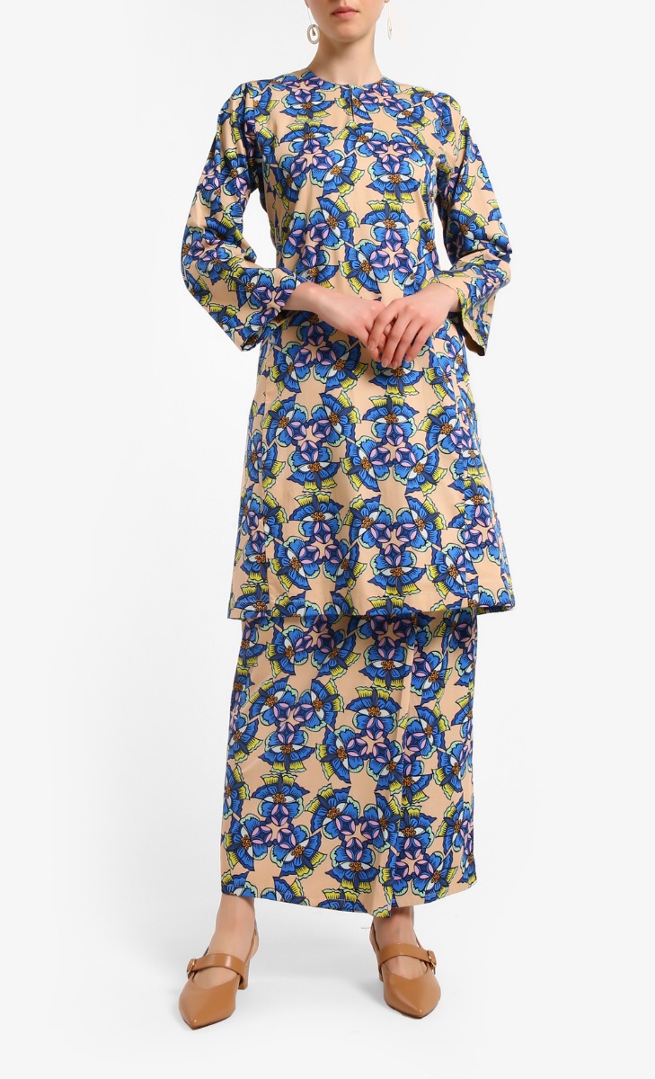 Baju Kurung Set in Lapsang