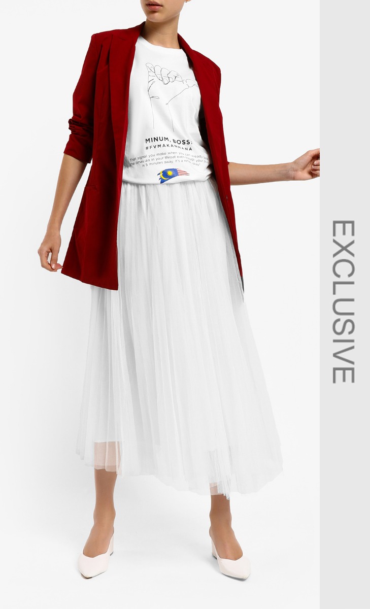 MINUM, BOSS! T-Shirt in White