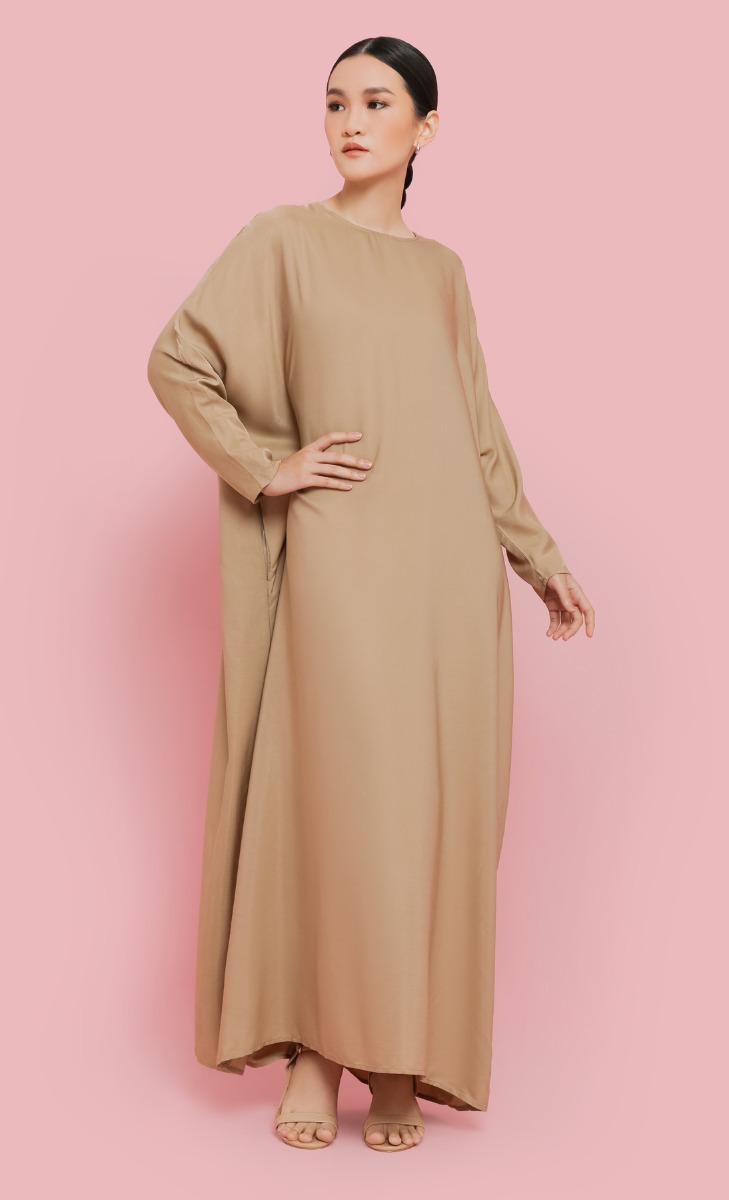 Easy Caftan in Light Khaki