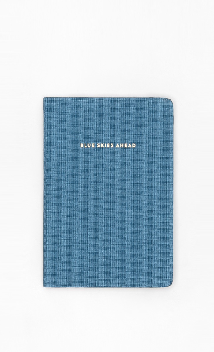 Blue Skies Ahead Notebook in Blue