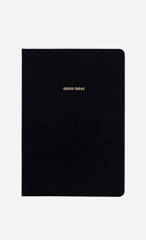 Good Ideas A5 Notebook in Black