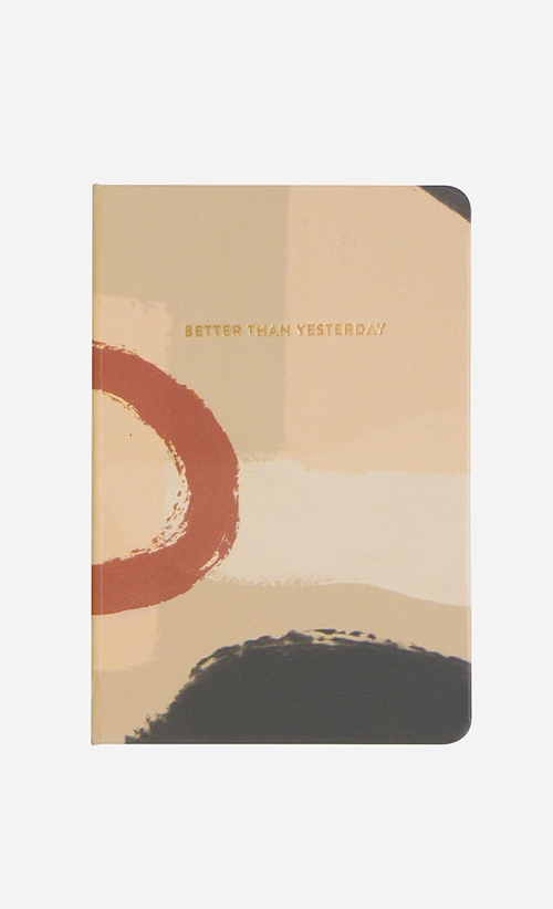 Better Than Yesterday Grid Notebook in Multicolour