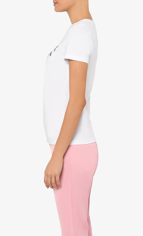 Painted Peaches Tee in White image 2