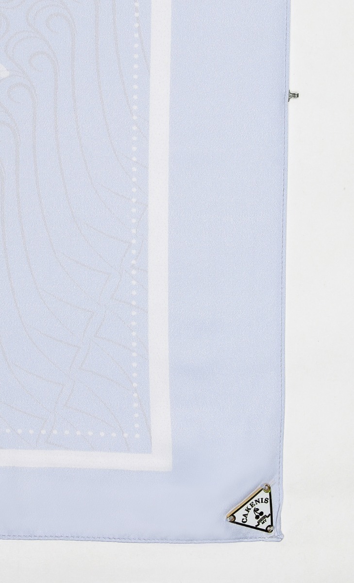 Batik Cake Shawl in Snow image 2