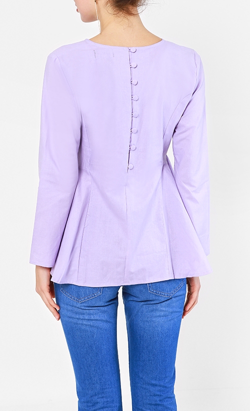 Hera Top in Purple image 2