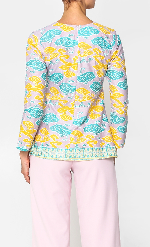 Sophea Top in Grey image 2