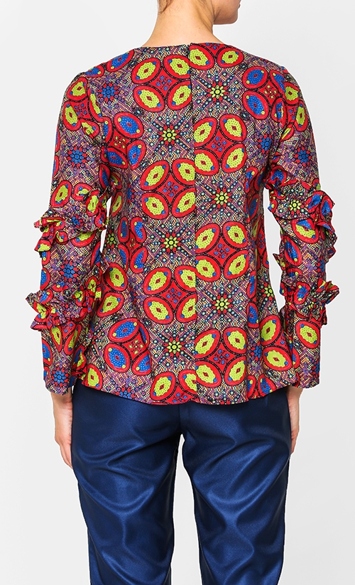 Amber Top in Red image 2