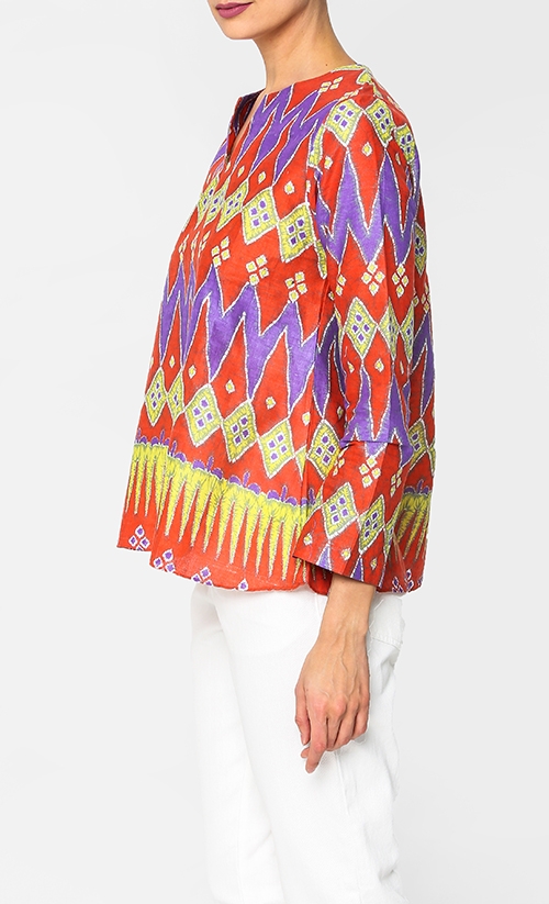 Emely Top in Orange image 2