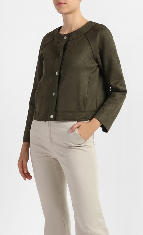 Button Jacket 2.0 in Army Green image 2