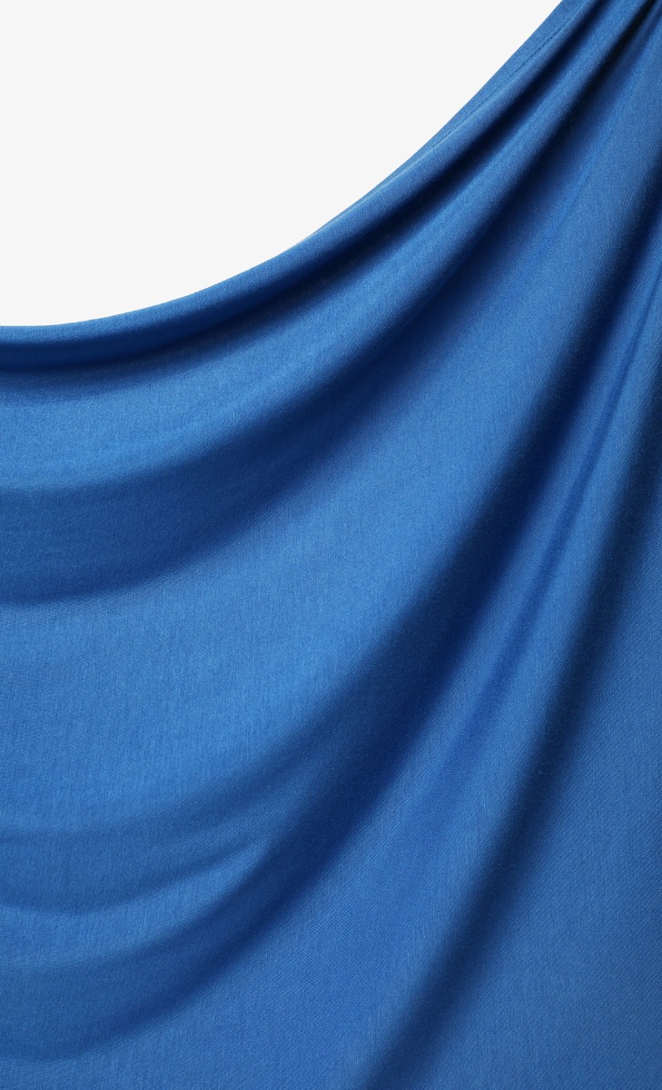 Dubai Jersey Hijab in Blue image 2