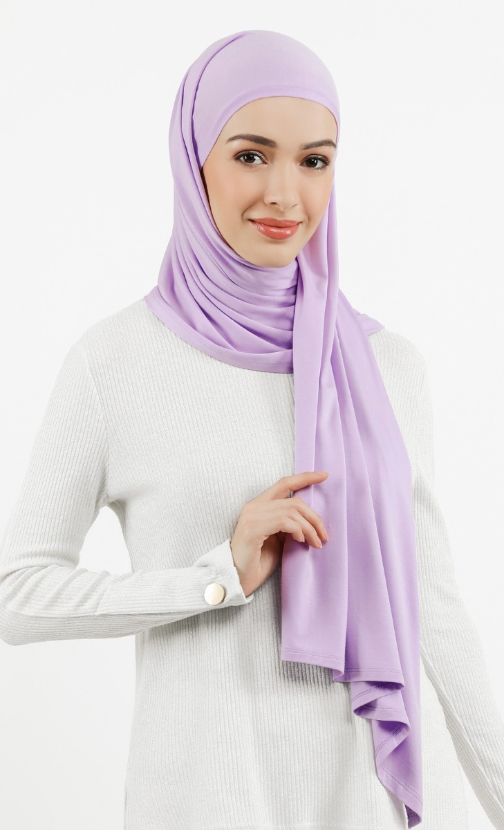Dubai Jersey Hijab in Lavender