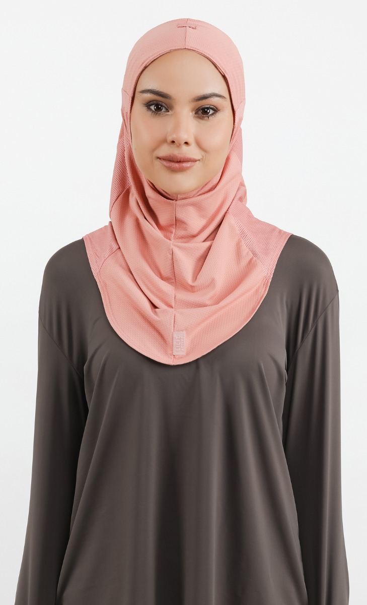 Instant Active Hijab 2.0 in Mauve