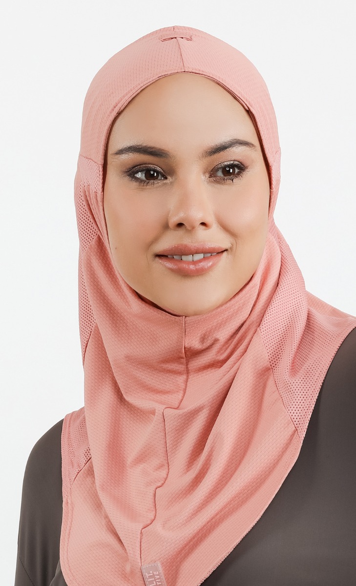 Instant Active Hijab 2.0 in Mauve image 2