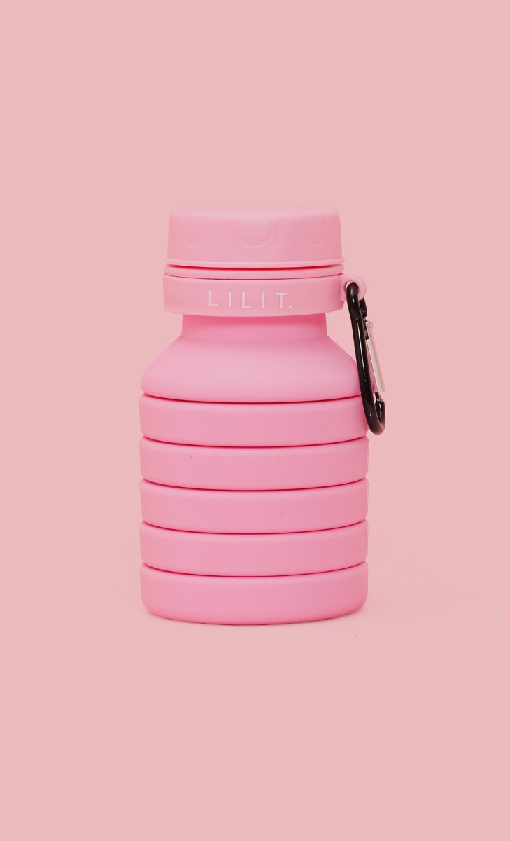 Collapsible Bottle in Pink