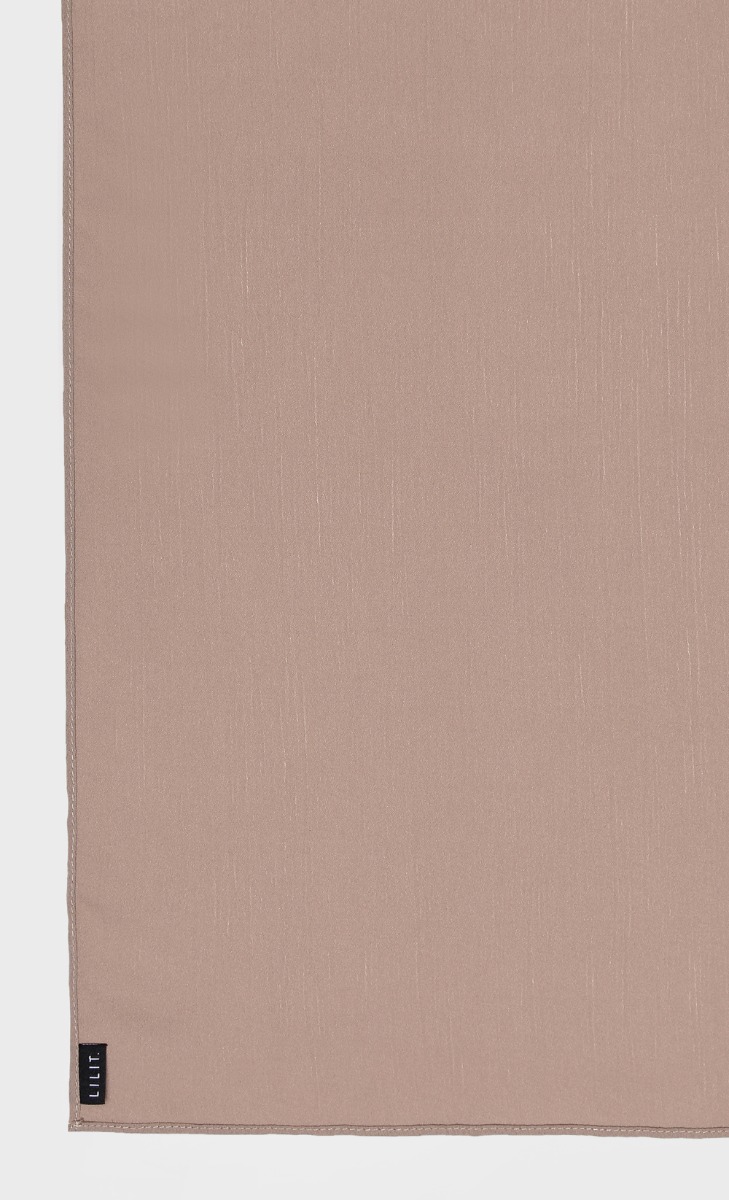 Athens Textured Chiffon Hijab In Frappe image 2