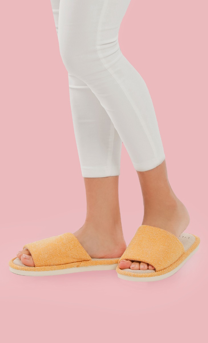 The Lounge Slipper in Yellow image 2